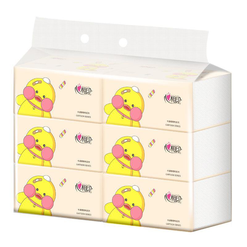 Wholesale 2/3/4Ply Customized Handkerchief Soft Tissue Cleaner Facial Tissue Box Packaging Virgin Wood Pulp Paper Facial Tissue
