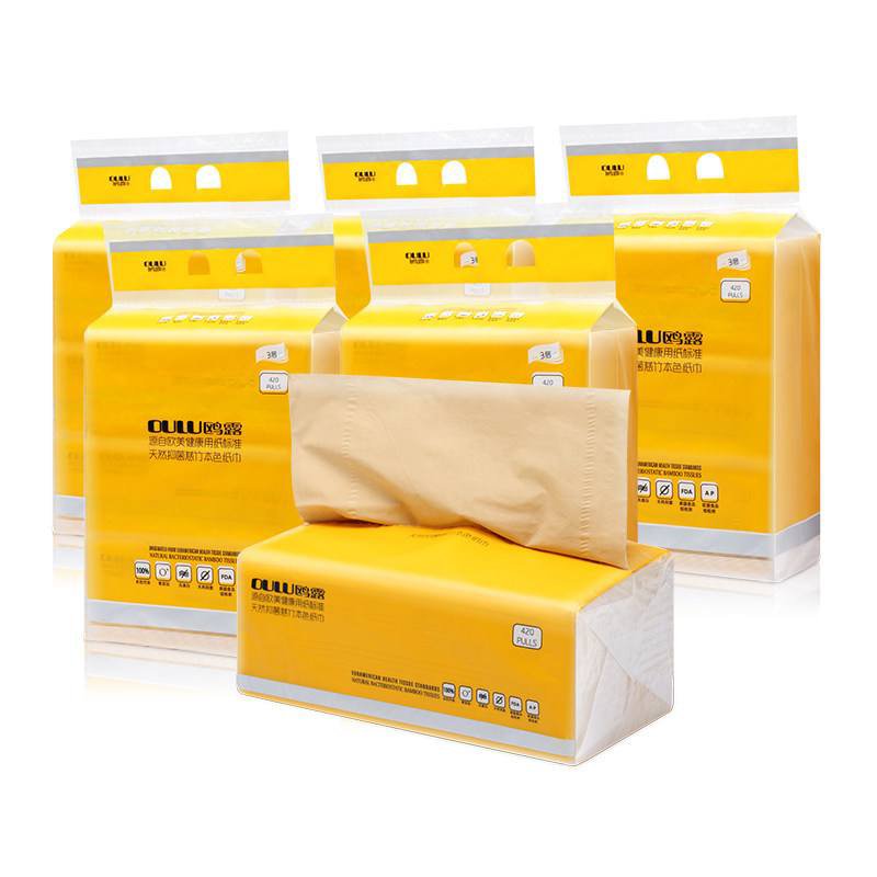 Wholesale 2/3/4Ply Customized Handkerchief Soft Tissue Cleaner Facial Tissue Box Packaging Virgin Wood Pulp Paper Facial Tissue