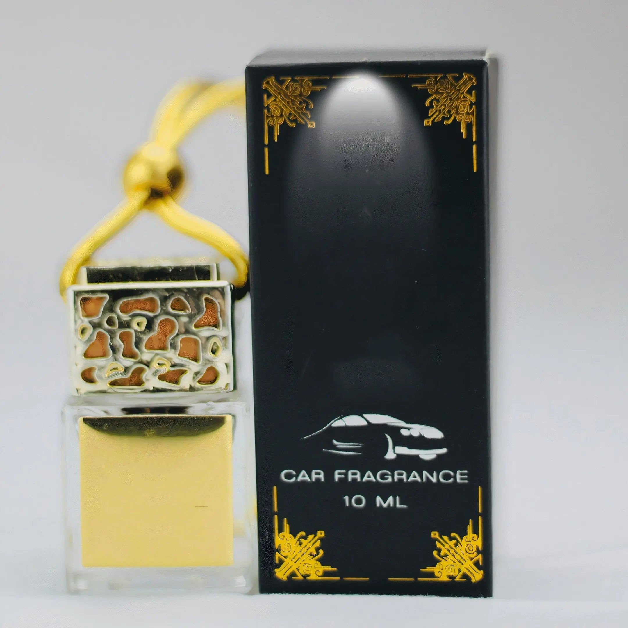 Custom Printed Black Luxury Car Diffuser Gift Box Packaging For 8Ml Car Diffuser Bottle Packaging