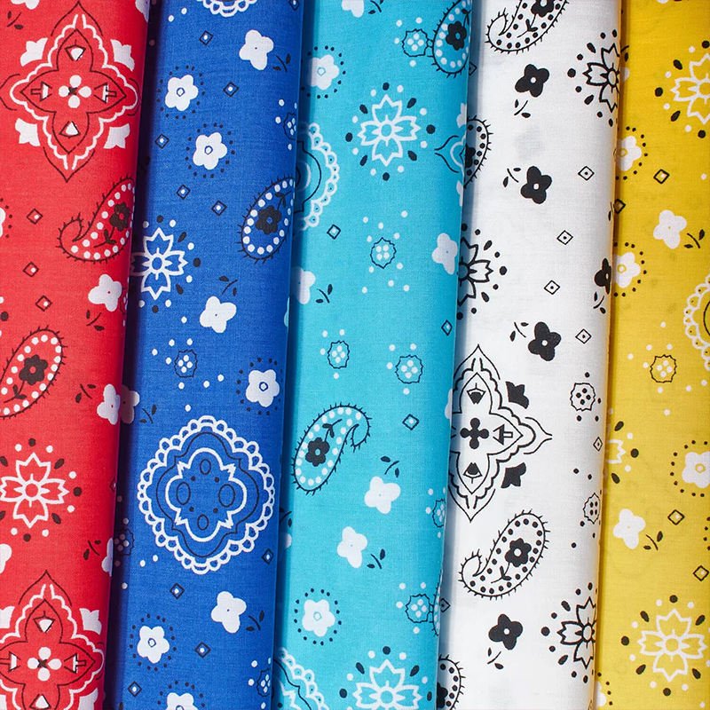 custom silk bandana printed classic logo cotton bandana custom design multifunctional colourful satin bandana for men