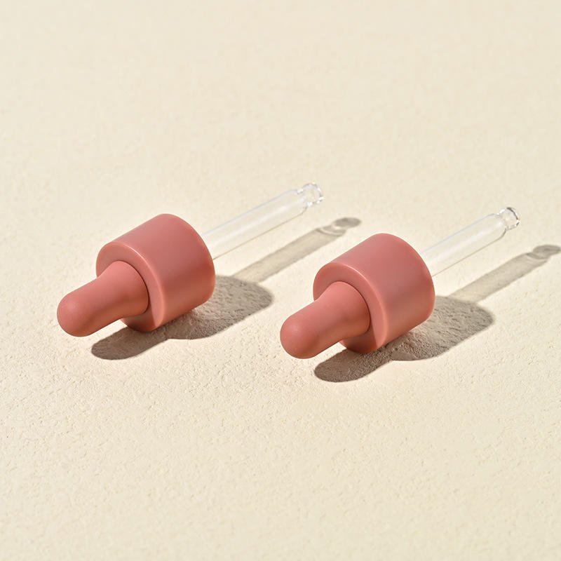 50ml Custom Glass Dropper Bottle with Aluminum Collar for Cosmetic Applications