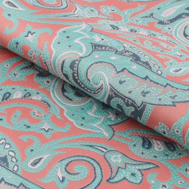 Latest Design Multi-Color Paisley Handkerchief for Men 100% Polyester Pocket Square for Elegant Look