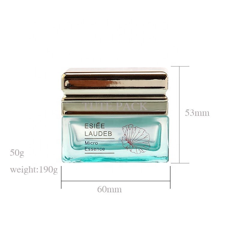 square frosted cosmetic glass dropper bottle 30g 50g 40ml 100ml 120ml Eye cream glass bottle