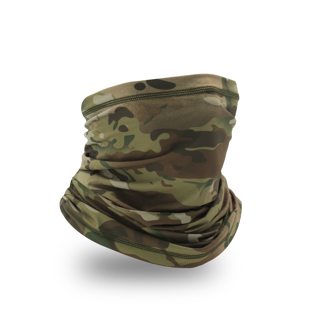 Custom Outdoor Winter Riding Scarf UV Resistant Polyester Net Handkerchief Breathable Sun Protection Fishing
