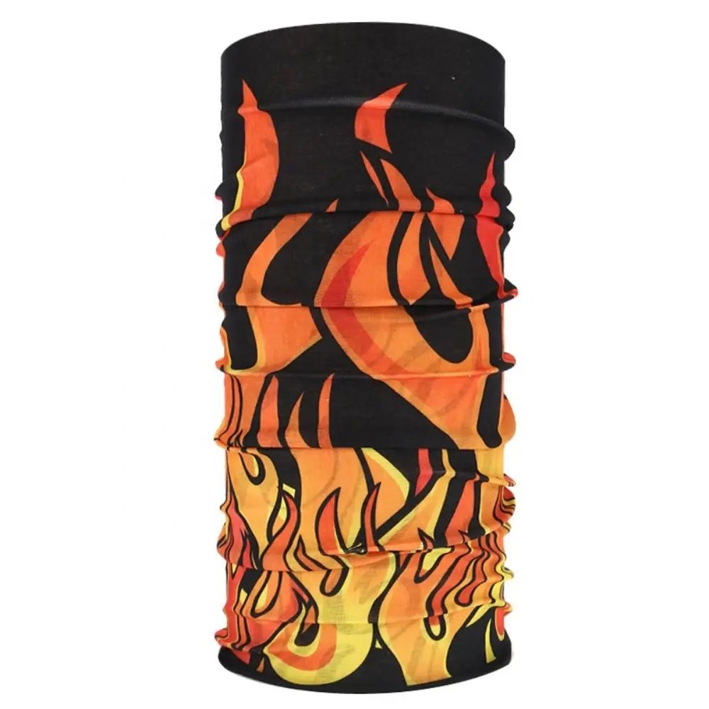 Custom Outdoor Winter Riding Scarf UV Resistant Polyester Net Handkerchief Breathable Sun Protection Fishing