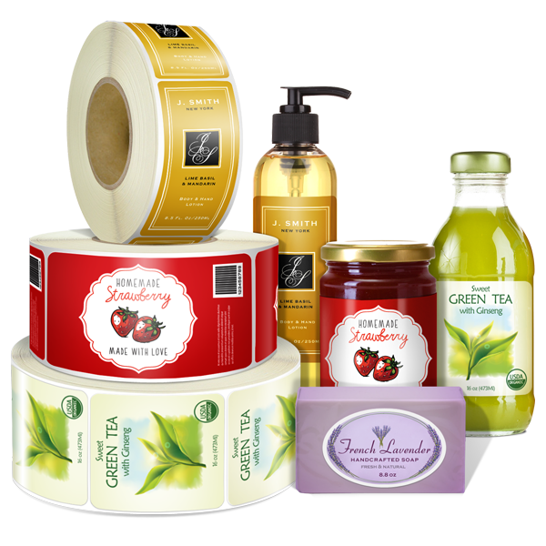 Custom Self Adhesive Waterproof Vinyl PET Bottle Labels for Daily Necessity
