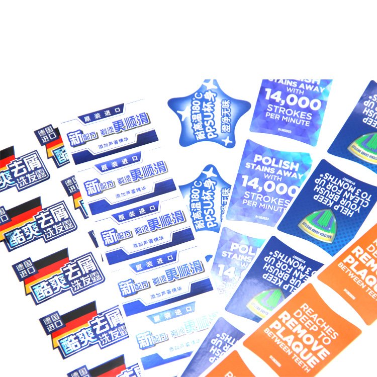 Custom Self Adhesive Waterproof Vinyl PET Bottle Labels for Daily Necessity