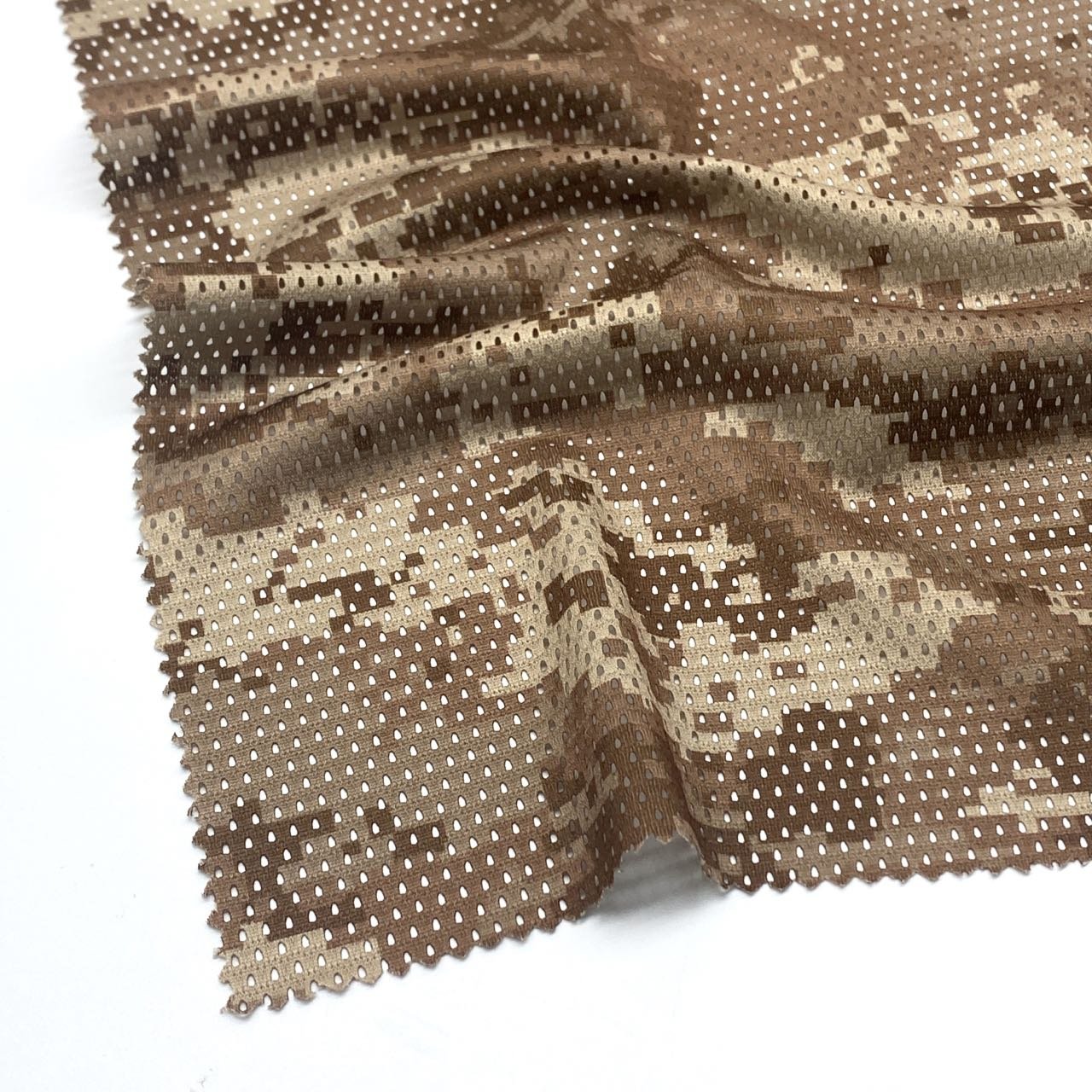 100%polyester printed Desert Digital camo mesh farbirc for Middle East Tactical Headwrap jacket