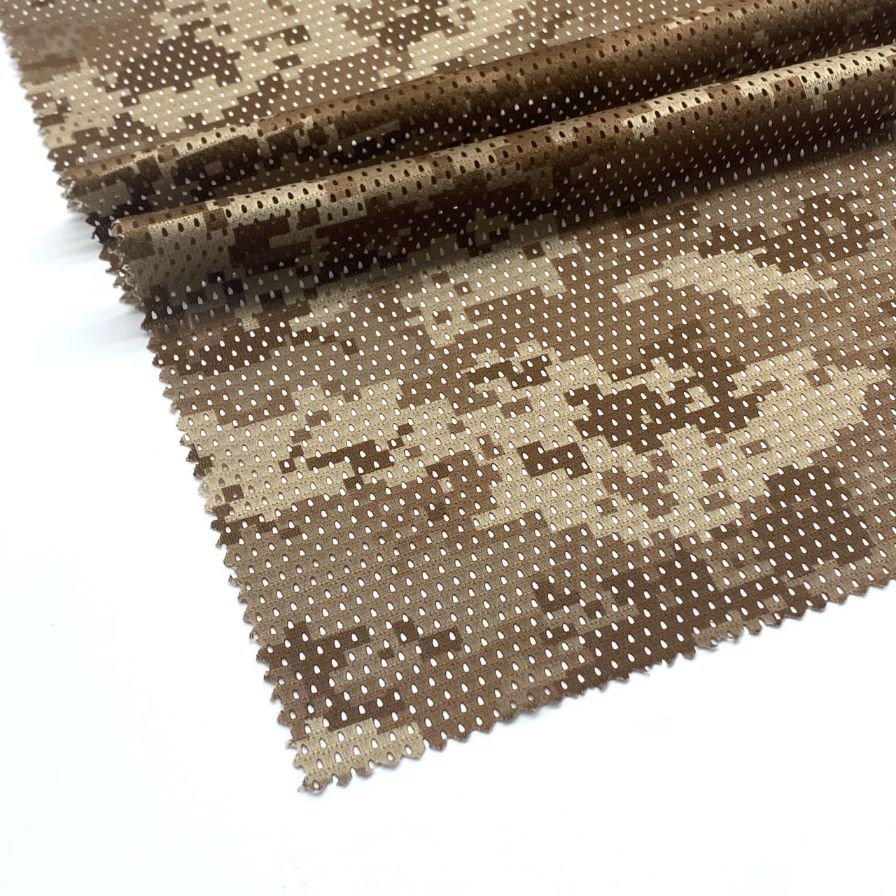 100%polyester printed Desert Digital camo mesh farbirc for Middle East Tactical Headwrap jacket