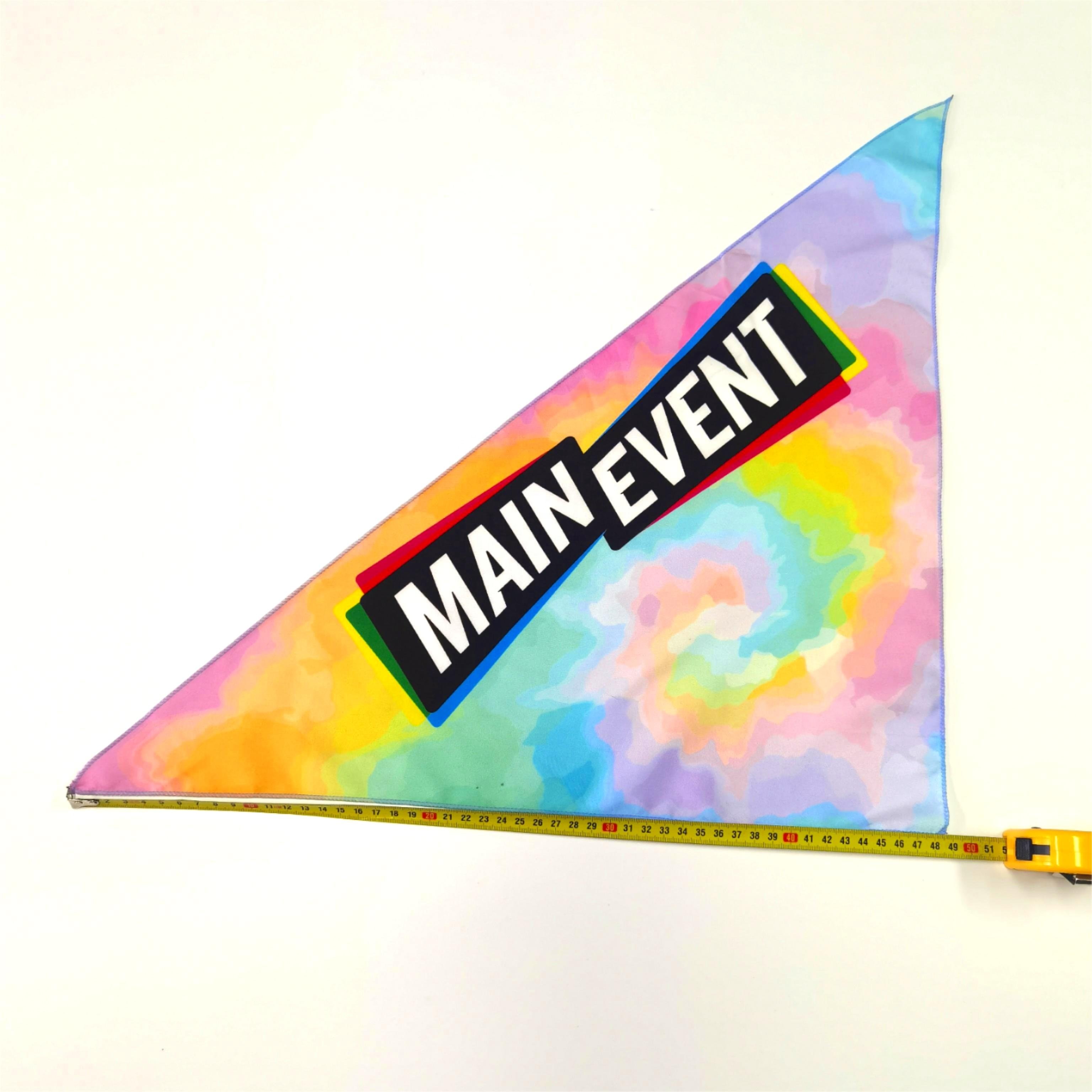 polyester Bandanas Washable Puppy Bandana Triangle Dog Drool Bibs Dog Handkerchief
