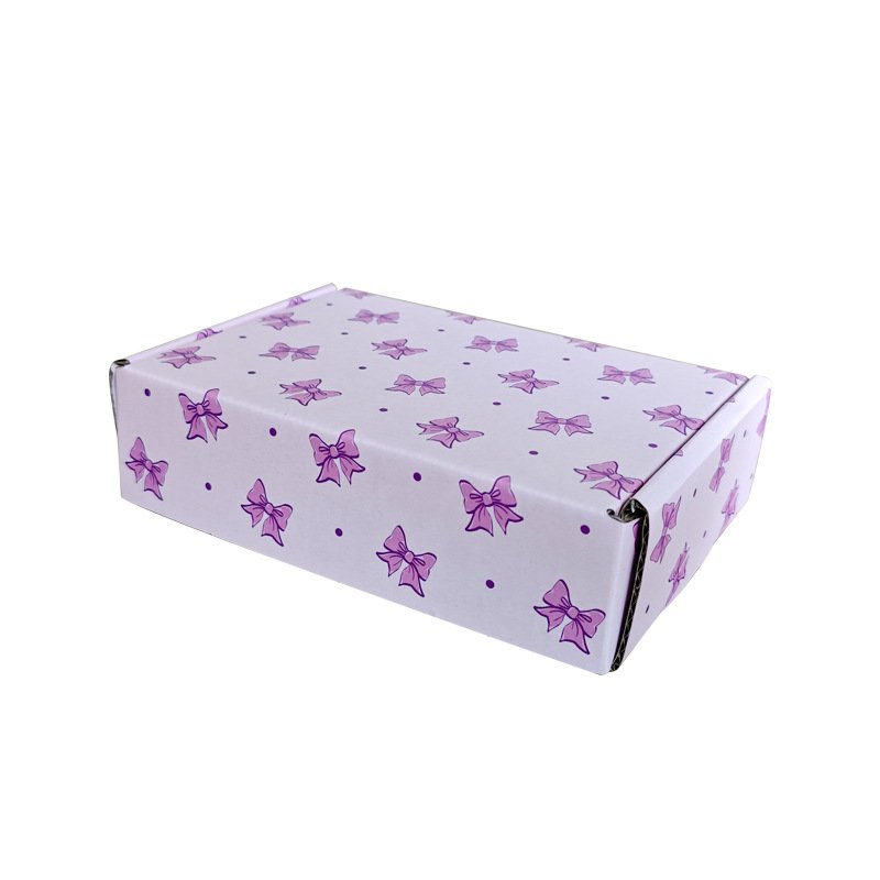 Jewelry White Mailer Shipping Corrugated Gfit Packaging Boxes Cardboard Shipping Pink Luxury Packaging Kraft Mailer Box