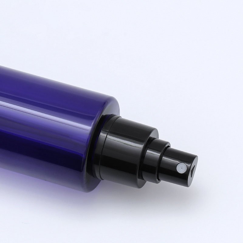 100ml Perfume 200ml Empty Blue PET Plastic Spray Bottle With Pump
