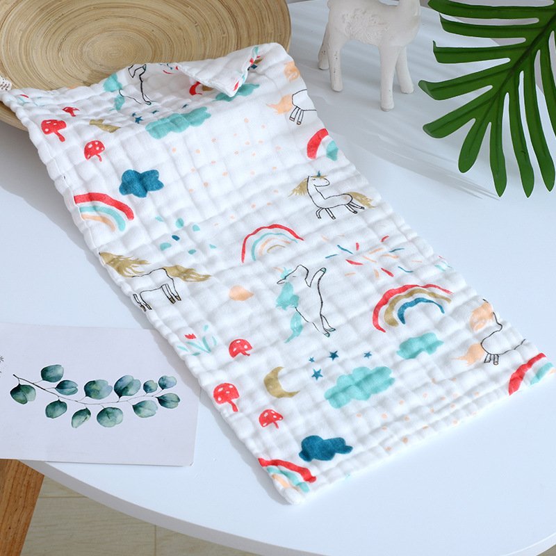 Gauze Cotton Burp Cloth Towels Newborn Baby Soft Absorbent Pure Cotton Face Bath Towels Face Handkerchief Burp Cloth Washcloth