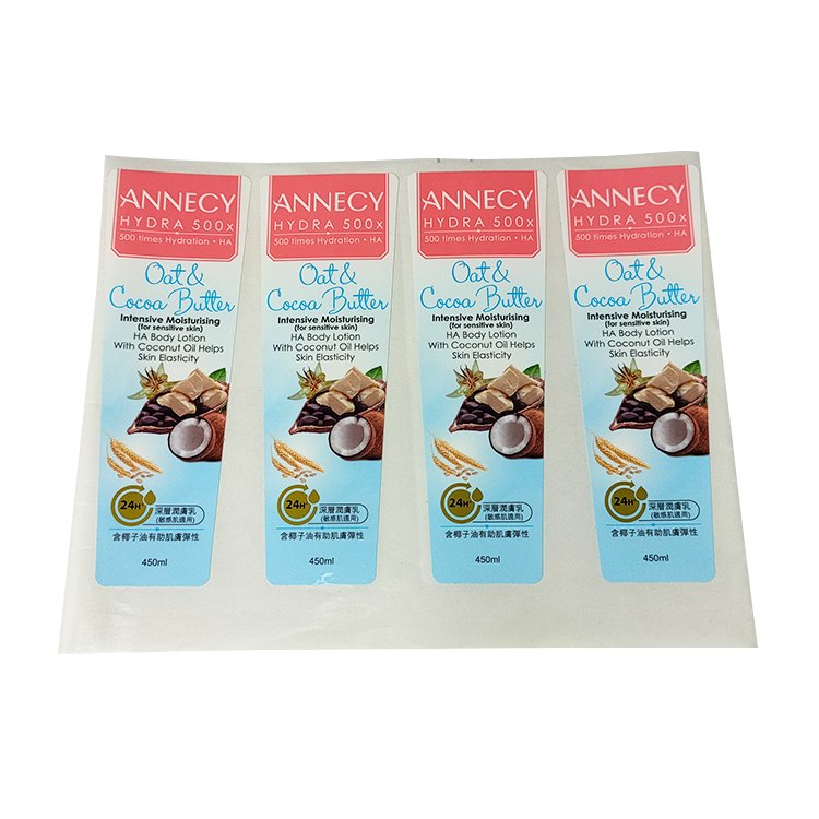Personal Skin Care Product Custom Stickers Adhesive Cosmetics Bottle Brand Label For Packaging Waterproof Vinyl Sticker Private