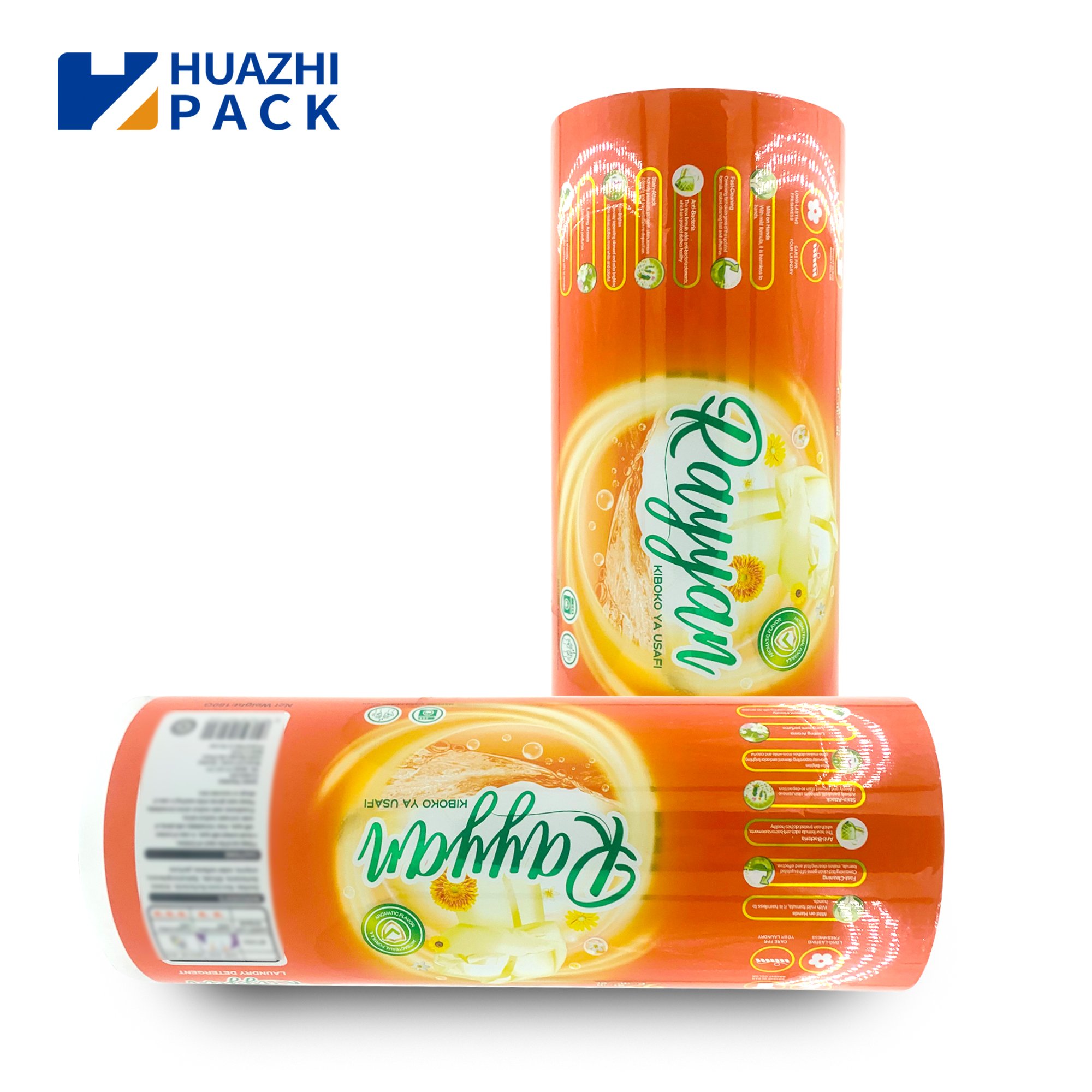 Custom printing flexible material stretch resistant and moisture resistant for washing powder packaging roll film