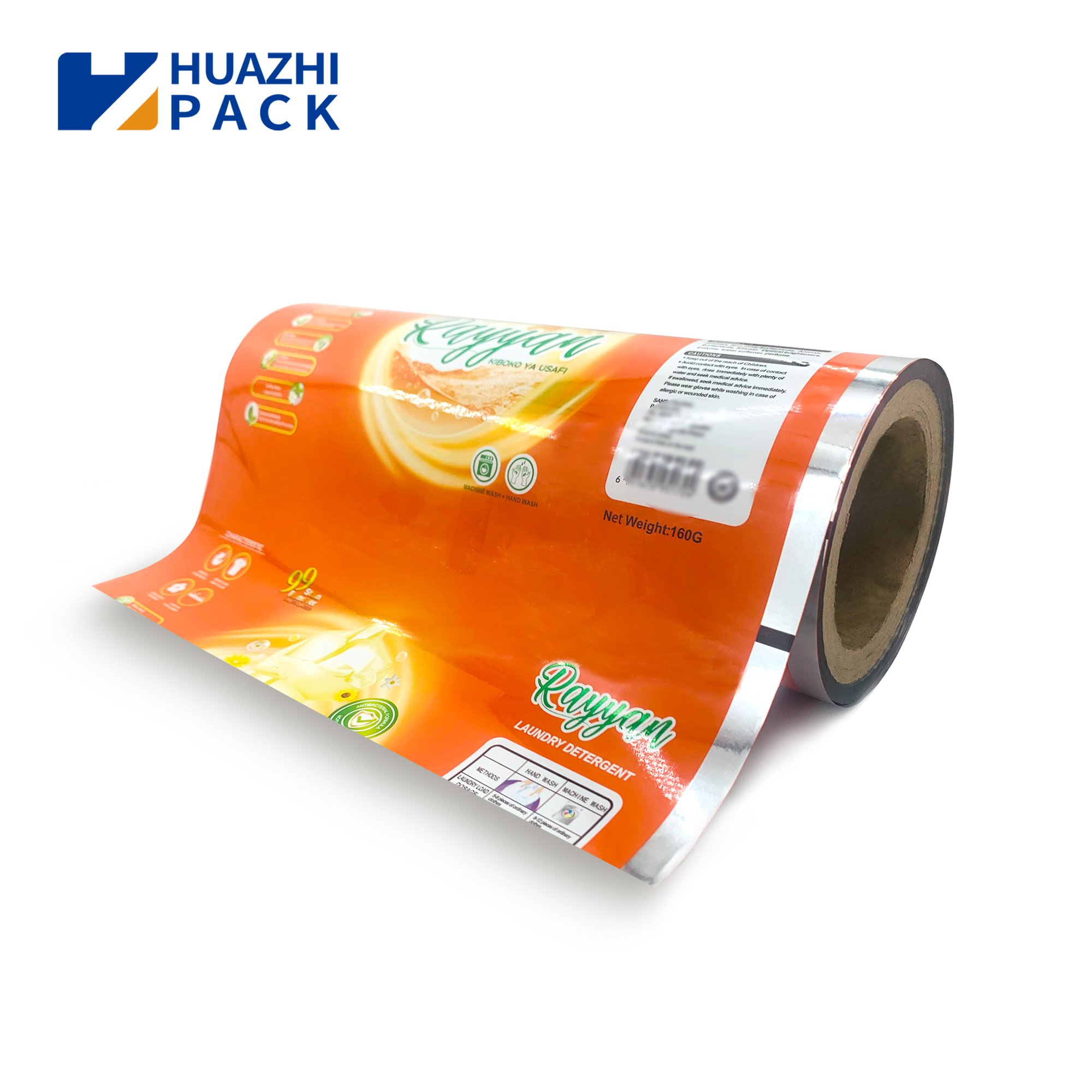 Custom printing flexible material stretch resistant and moisture resistant for washing powder packaging roll film