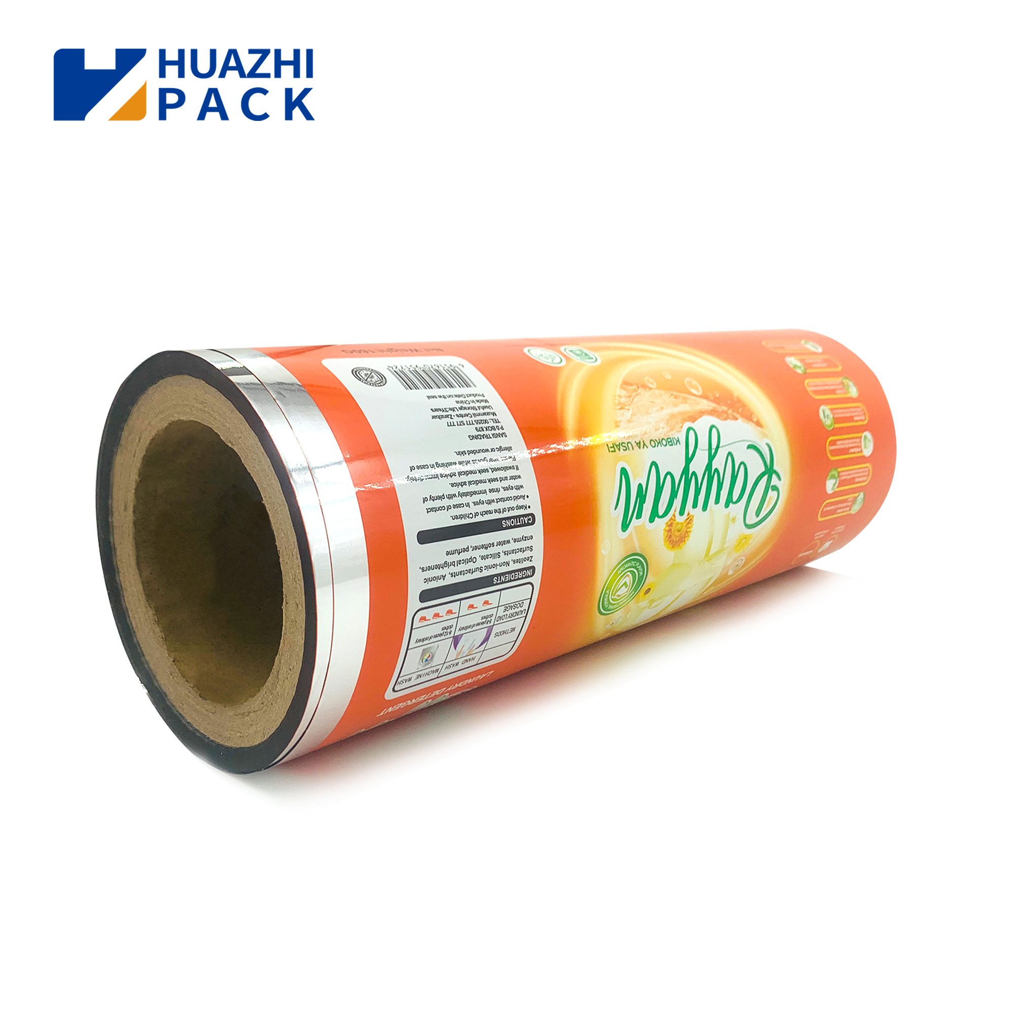 Custom printing flexible material stretch resistant and moisture resistant for washing powder packaging roll film
