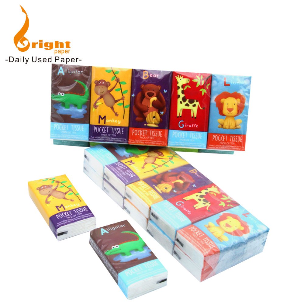 Promotion 3ply 5 sheets Mini Pocket Facial Tissue