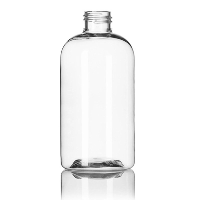 PET Bottle 250ml Boston Round Pump Bottle Cosmetic 8oz Plastic Lotion Bottle 200ml black 200ml pet