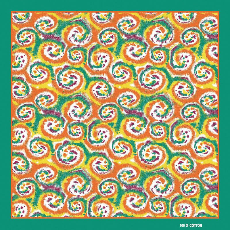 2023 Custom Square Cotton Logo Printed Small Handkerchief Outdoor Riding Bandana Custom 100% Cotton Bandana