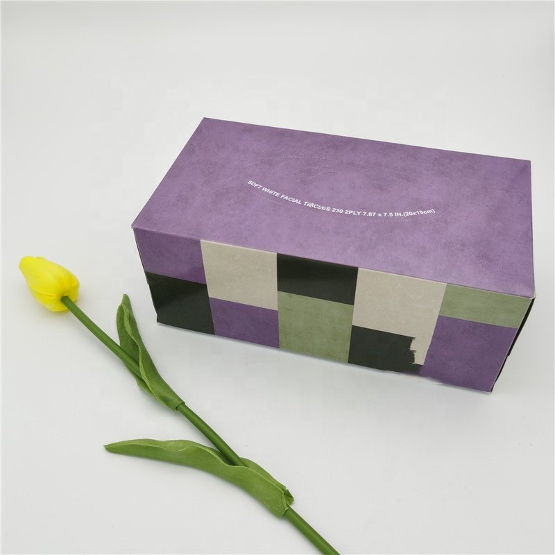 customized handkerchief virgin wood pulp packaging premium box facial tissue