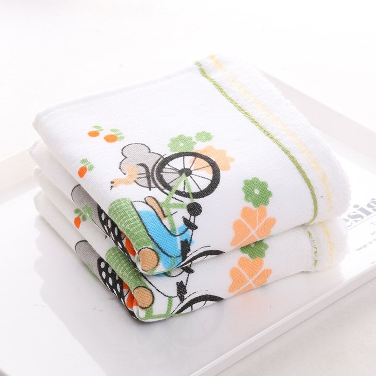 Baby Towel Cotton 2 layers Gauze Newborn Infant Toddler Face Towel Hand Bathing Bibs Handkerchief Children Soft Towel