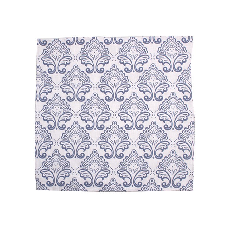 High quality most popular customized solid cotton pocket square handkerchief cotton