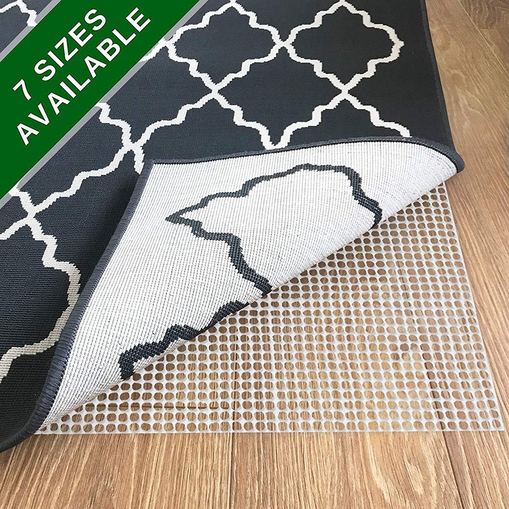 120 x 180cm Anti-Slip Rug Underlay Multi-Purpose Non-Slip Gripper Rug Pad Mat Foam Material Door Space Protector Safe Rugs