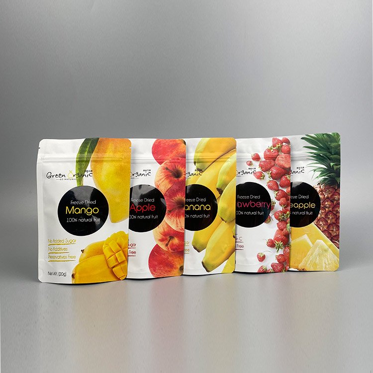 Wholesale Custom Logo Plastic Resealable Dried Fruits Food Packaging Bag Custom Printed Laminated Dry Fruit Snack Bags