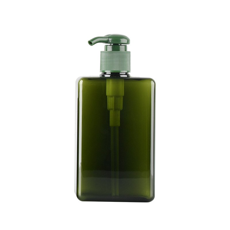Factory Inventory PETG Square Plastic Bottle Sale Well 280ml Cosmetics Packaging Bottle For Lotion Hand Soap Shower Gel