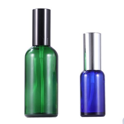 FTS Empty Wholesale Square Custom Glass Bottle Cosmetic Glass Pump Bottle