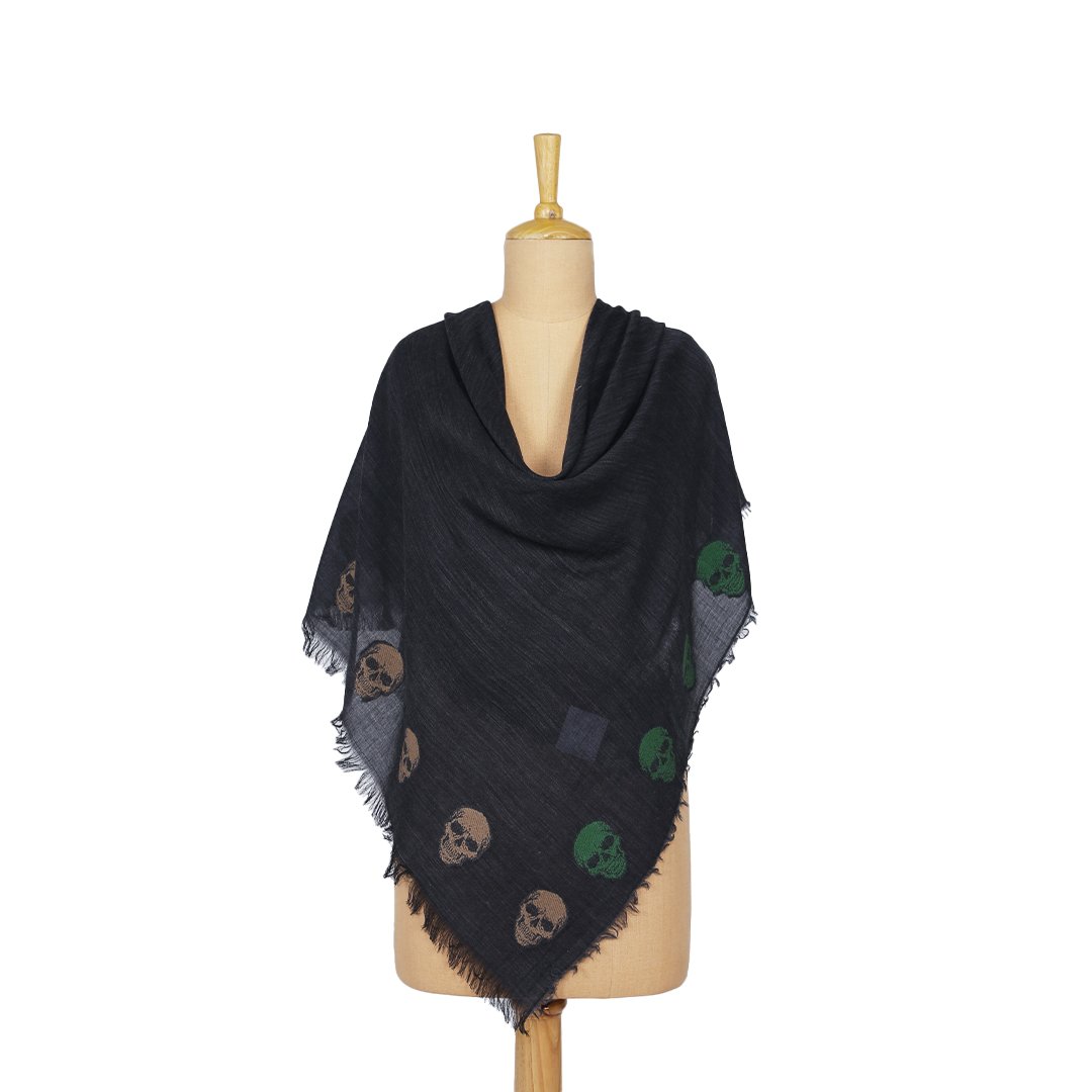 Premium Quality Jacquard Square Scarf for Girls and Ladies Handmade with Cartoon Print Latest Design Handkerchiefs