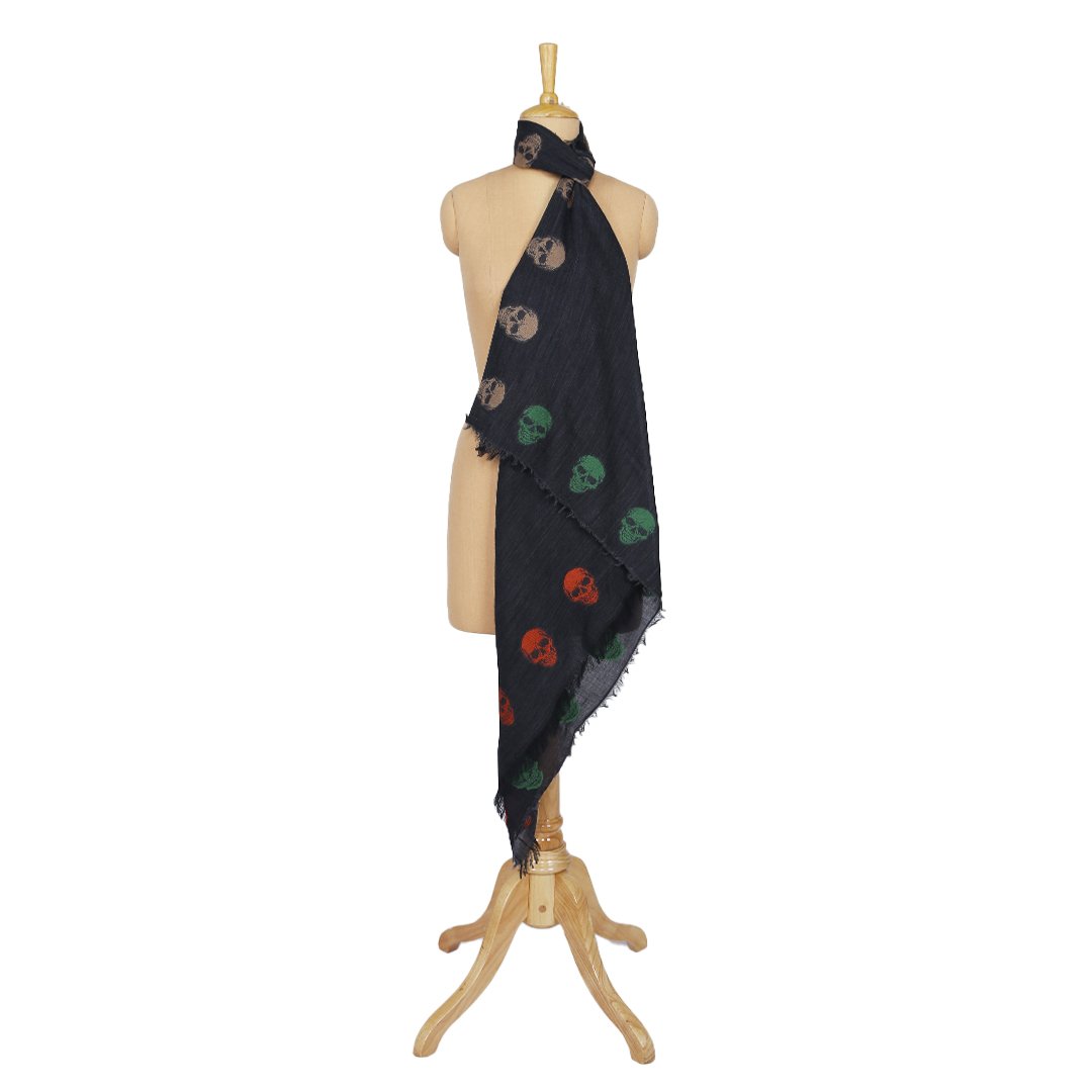 Premium Quality Jacquard Square Scarf for Girls and Ladies Handmade with Cartoon Print Latest Design Handkerchiefs