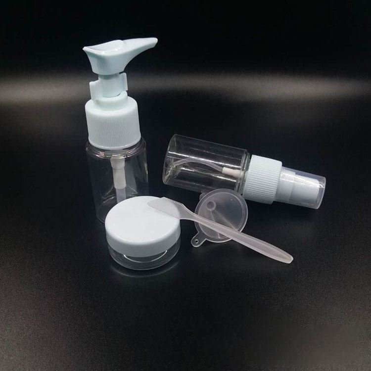 Clear Empty Plastic Bottles, 8Set Travel Size Perfume Bottle