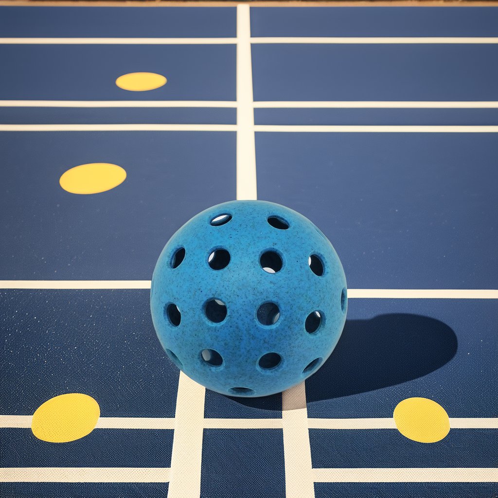 2024 Durable Degradable Plastic Pickleball Customizable PP Material for Adults Indoor/Outdoor Sports & Training Custom Logo