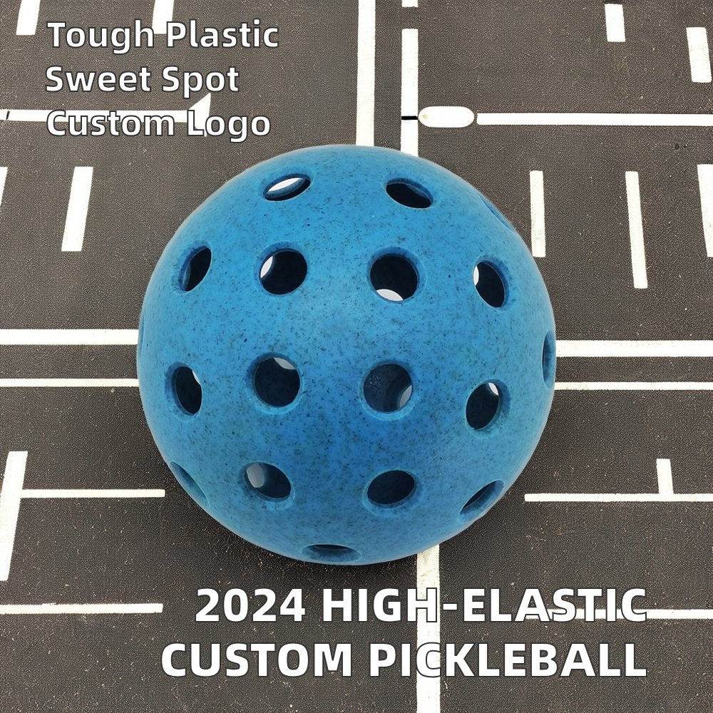 2024 Durable Degradable Plastic Pickleball Customizable PP Material for Adults Indoor/Outdoor Sports & Training Custom Logo