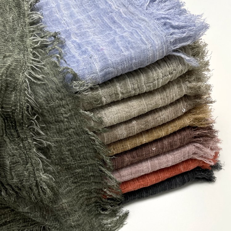 Design ethnic glitter sequin dirty dyed viscose scarf rayon cotton hijabs crinkle head shaded shawl for muslim women 2024