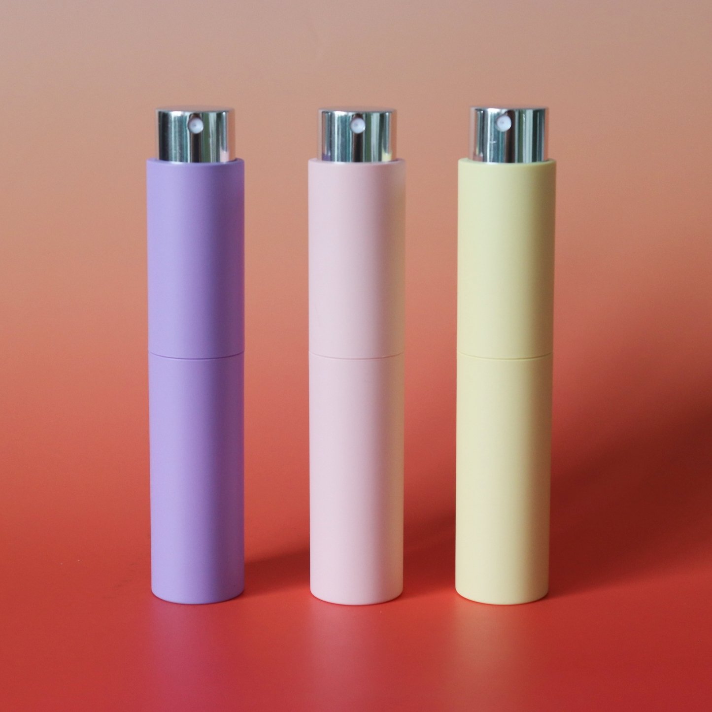 8ml 10ml Luxury Mini Pocket Size perfume bottle Logo Printing Rotary Type 10ml Mini Refill Designer Matte Spray Perfume Bottle