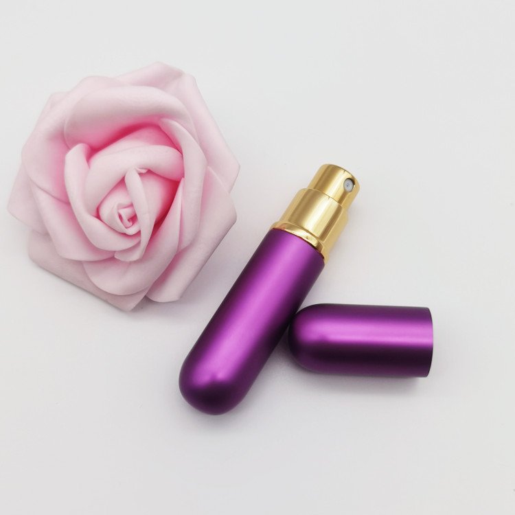 Hot sale 5ml Mini Perfume Atomizer Refillable Perfume Bottles Travel Sized Aluminum Perfume Atomizer Spray Bottle
