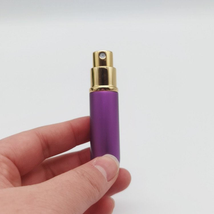 Hot sale 5ml Mini Perfume Atomizer Refillable Perfume Bottles Travel Sized Aluminum Perfume Atomizer Spray Bottle