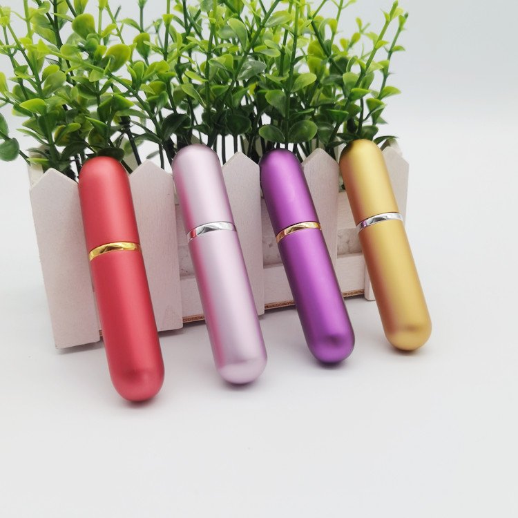 Hot sale 5ml Mini Perfume Atomizer Refillable Perfume Bottles Travel Sized Aluminum Perfume Atomizer Spray Bottle