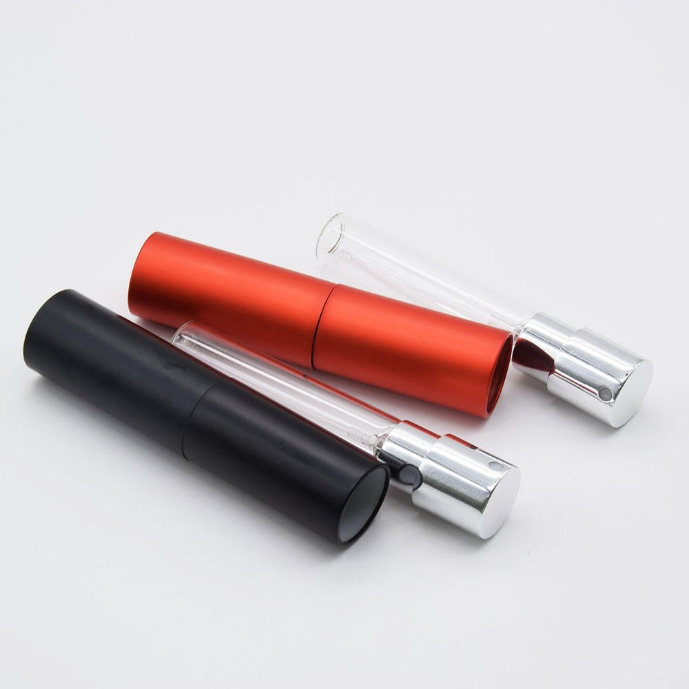 Empty 8ml Aluminum Bottle Perfume Spray Refillable Perfume Bottle Travel Perfume Bottle