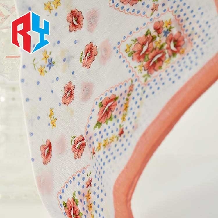 2023 Hot selling stock custom classic handkerchief hanky cotton for women