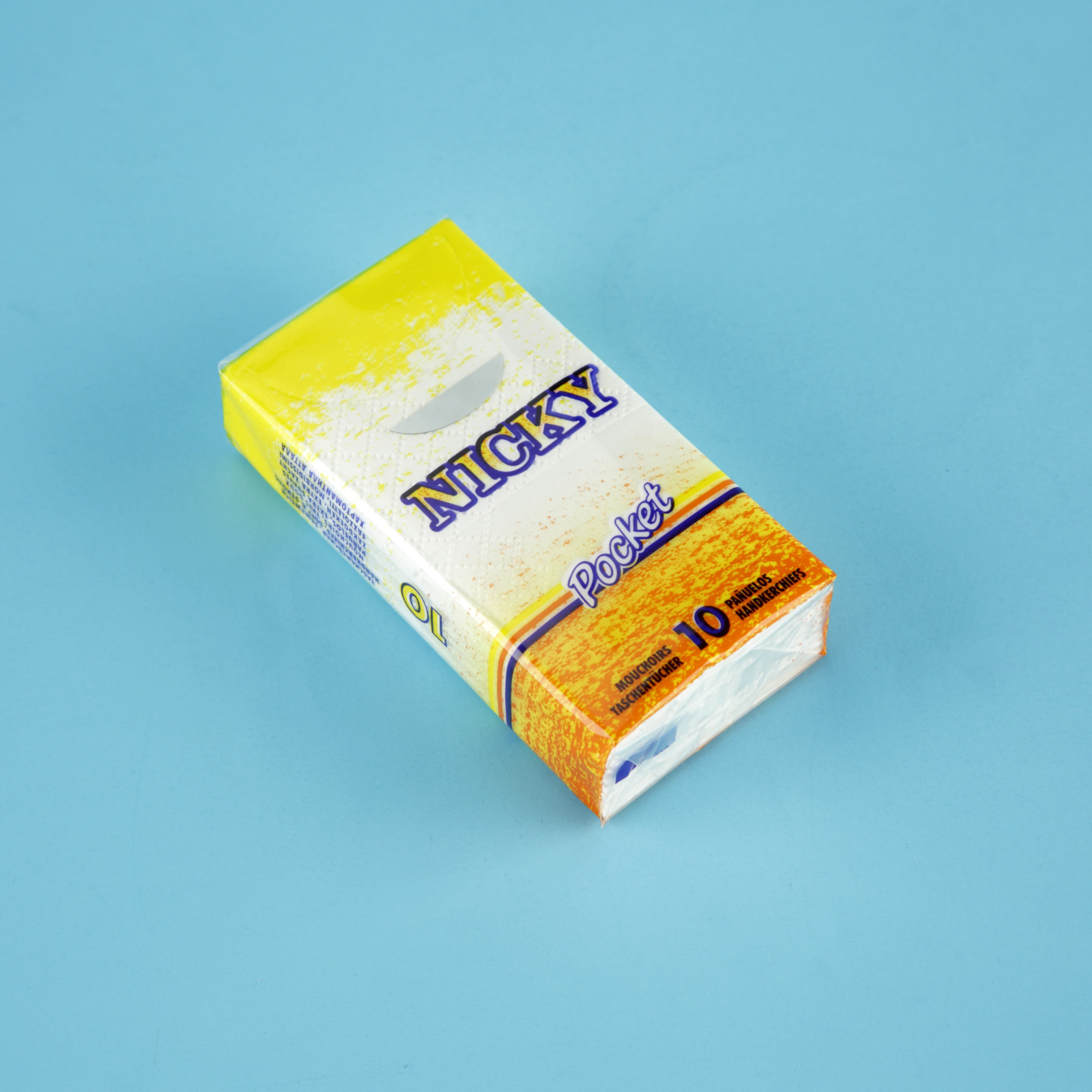 Tissues Soft 4 ply 210*210 mm Handkerchief Pocket Tissue Factory Wholesale Customized