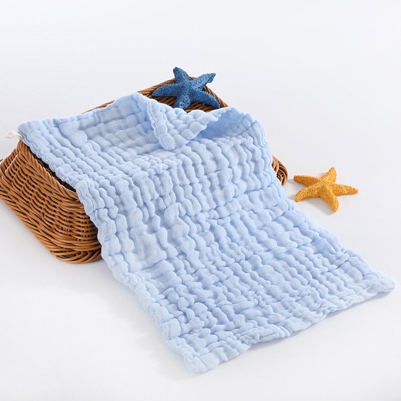 Cotton Gauze Square Towel Gauze Baby Drool Towel 6 layers washed cotton baby washcloth