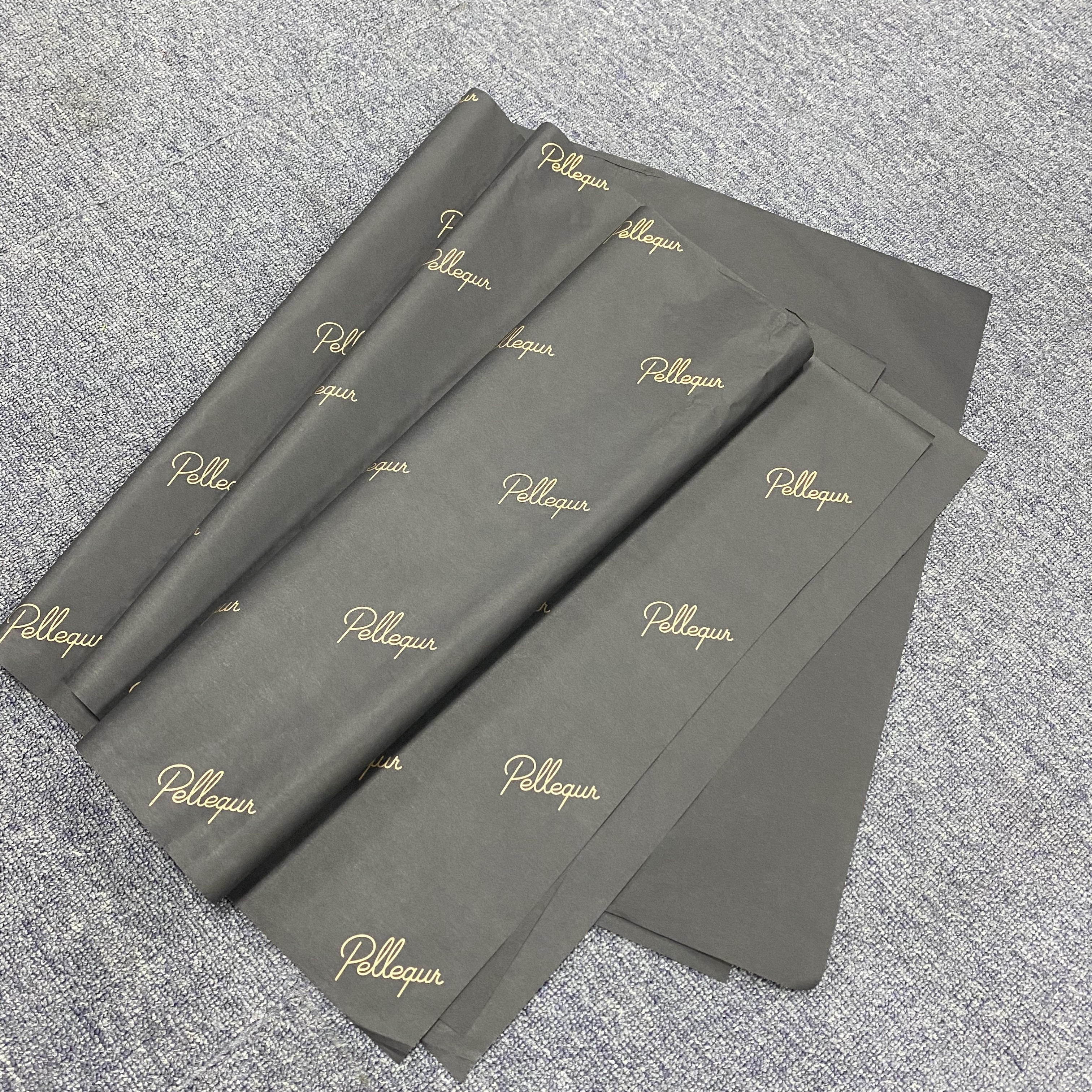 High Quality Wholesale Custom Personalized Tissue Paper Gift Packing Printed Logo purple Wrapping Tissue Paper