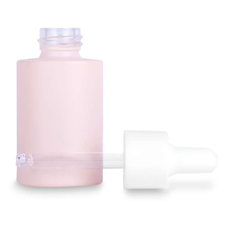 30ml Macaron Straight round Flat Shoulder Liquid Foundation bottle
