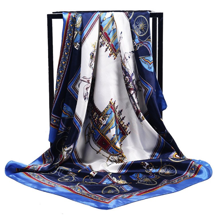 Latest design customized cotton printed big mocketer handkerchief kerchief bandana