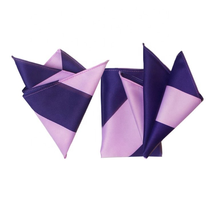 Wholesales Custom High Quality Silk Handkerchief Soft Fancy Pocket Squares for Men Silk