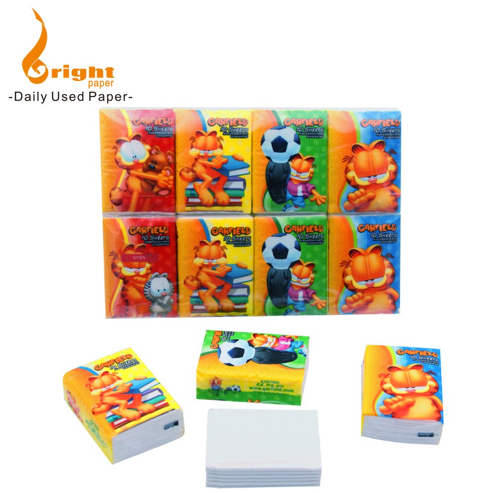 OEM Design Pocket Handkerchief Mini Pack Facial tissue